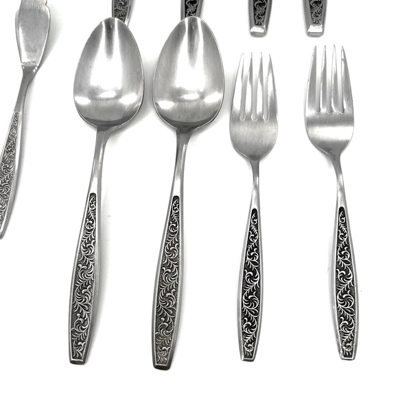 9 Hanford Forge HF Stainless Japan DEL PRADO Knives Forks Spoons - Picture 3 of 9